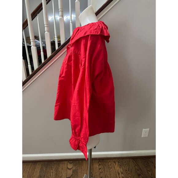 sønderhaus Elizabeth Blouse in Red Size Large - Picture 3 of 5